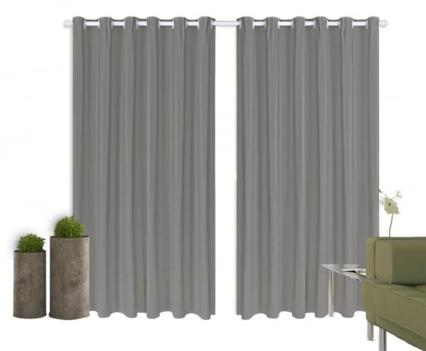 Cortina Corta Luz 2,80M x 2,50M Blackout 100% PVC Para Varão