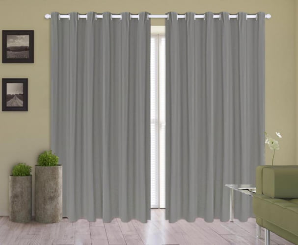 Cortina Corta Luz 2,80M x 2,50M Blackout 100% PVC Para Varão