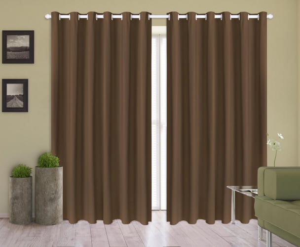 Cortina Corta Luz 2,80M x 2,50M Blackout 100% PVC Para Varão