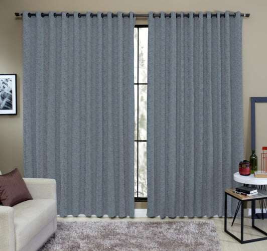 Cortina Tecido Rustico 2,00M x 2,30M Semi Blackout