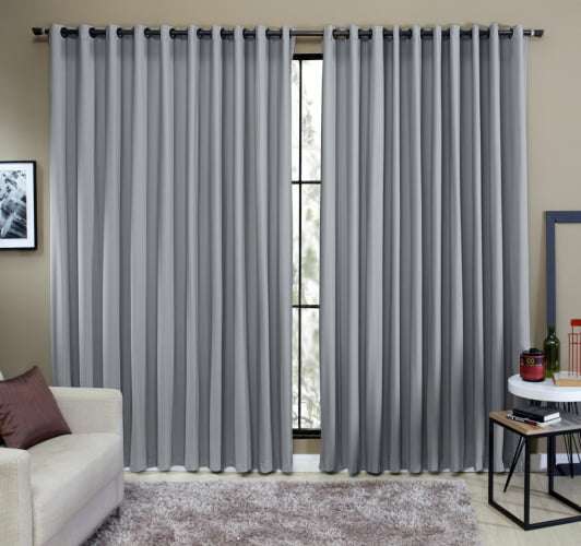 Cortina Tecido Rustico 2,00M x 2,50M Semi Blackout