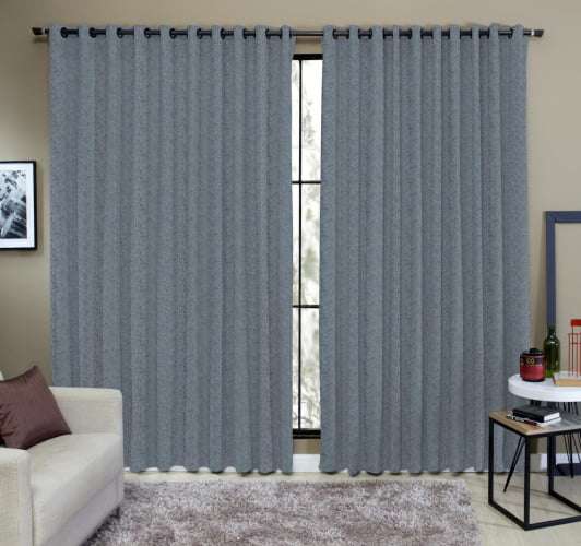 Cortina Tecido Rustico 2,00M x 2,50M Semi Blackout