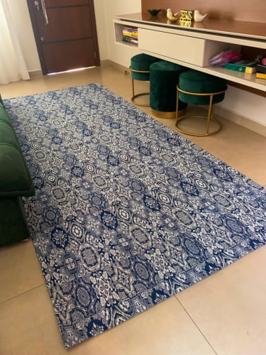 Tapete Antiderrapante Sala ou Quarto Vintage 1,32m x 1,50m