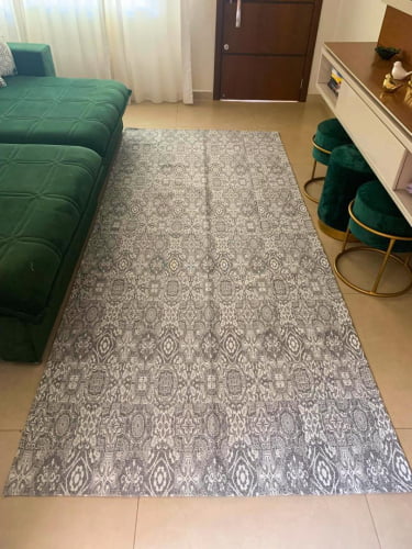 Tapete Antiderrapante Sala ou Quarto Vintage 1,32m x 1,50m