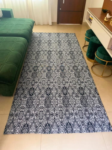 Tapete Antiderrapante Sala ou Quarto Vintage 1,32m x 1,50m