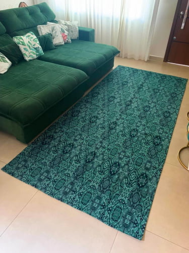 Tapete Antiderrapante Sala ou Quarto Vintage 1,32m x 1,50m