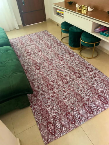 Tapete Antiderrapante Sala ou Quarto Vintage 1,32m x 1,50m