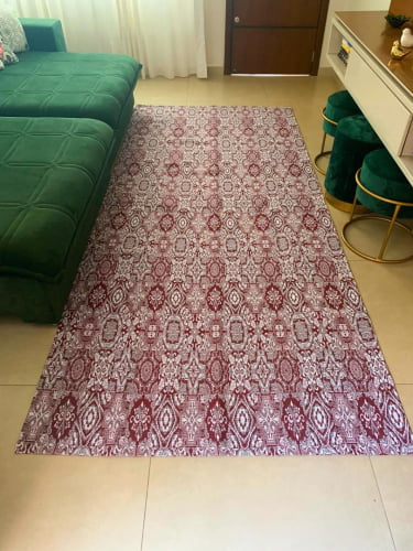 Tapete Antiderrapante Sala ou Quarto Vintage 1,32m x 1,50m