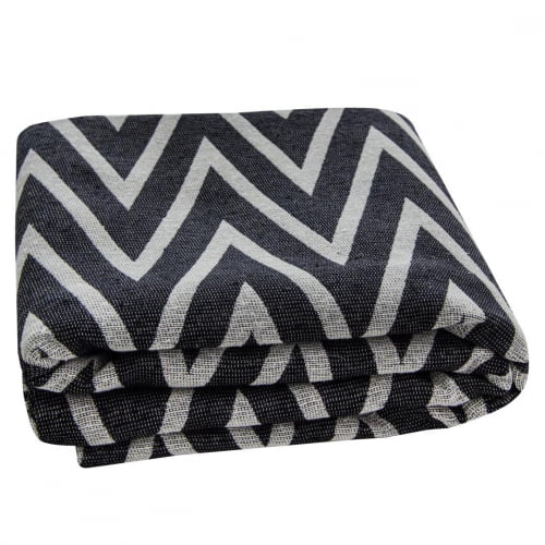 Tapete Para Sala ou Quarto 1,00M x 1,32M Antiderrapante Chevron Zig Zag